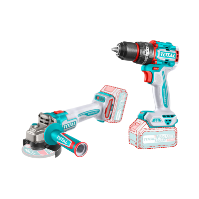 ‣ Combo 20V taladro 1/2” y esmeriladora 4 1/2” | Total