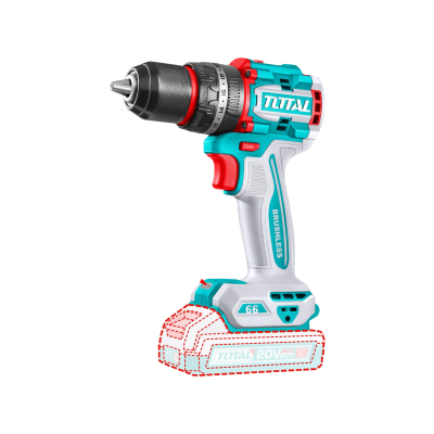 ‣ Taladro Inalámbrico 20V 1/2" 66Nm c/ Cargador | Total