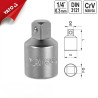 ‣ Adaptador 1/4” a 3/8” para accesorios | Yato