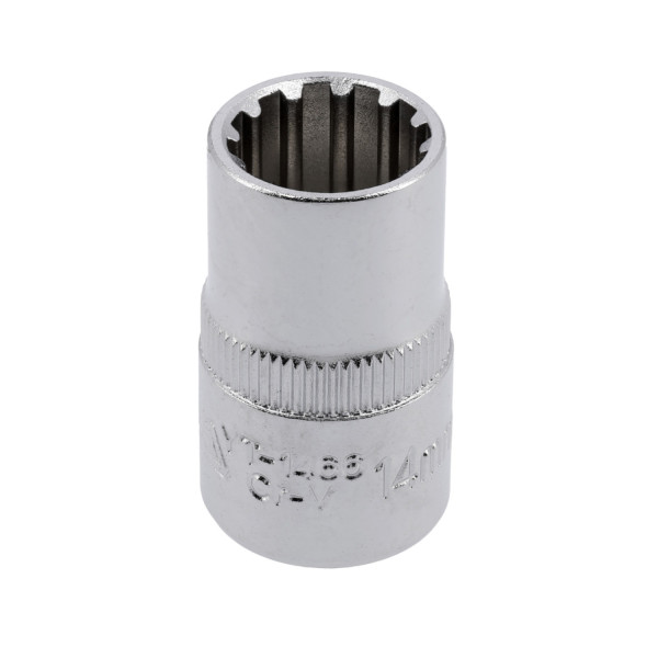 ‣ Copa corta estriada 1/2 (14MM) | Yato