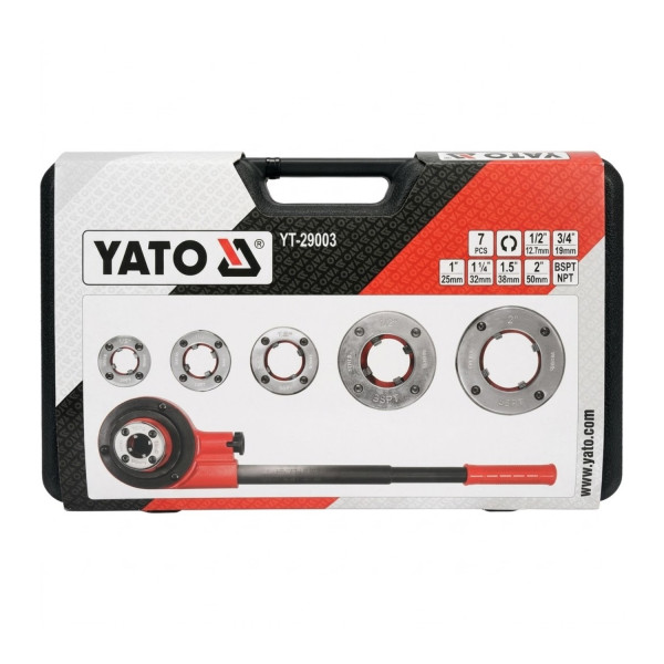 ‣ Tarraja manual 6 pzs 1/2” a 2” | Yato