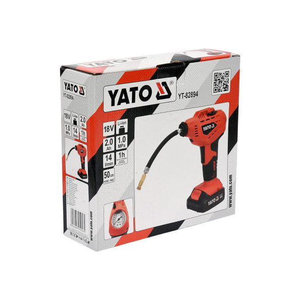 ‣ Inflador inalámbrico 2ah 14 lts/min | Yato