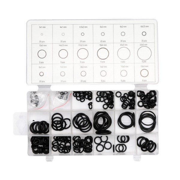 ‣ Seguro o-ring caja 225 pzs set mix | Yato