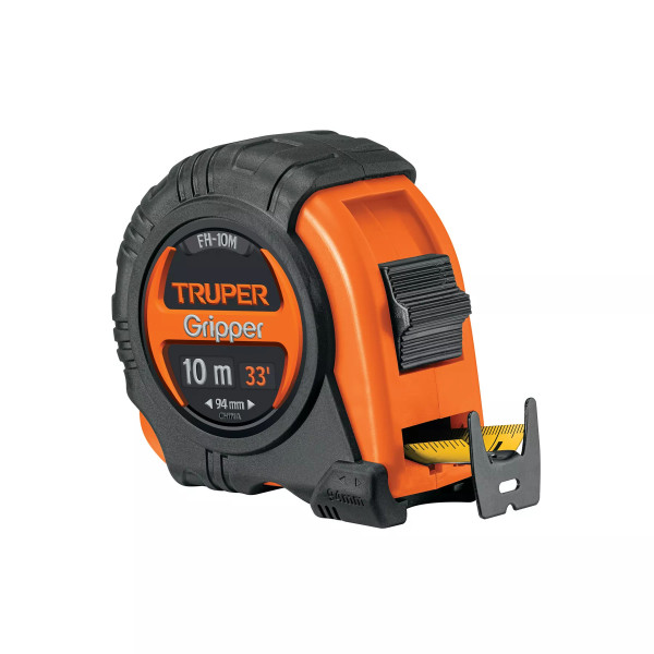 Flexómetro Gripper Contra Impactos 10 M Cinta 32 Mm, Truper | Flexómetros / Cintas Metricas Ferreterias Ferretodo