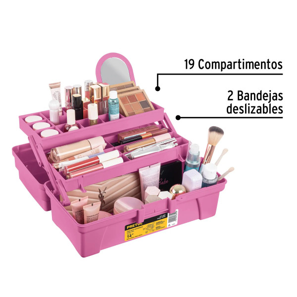 ‣ Caja cosmetiquera PRETUL resistente | FERRETODO
