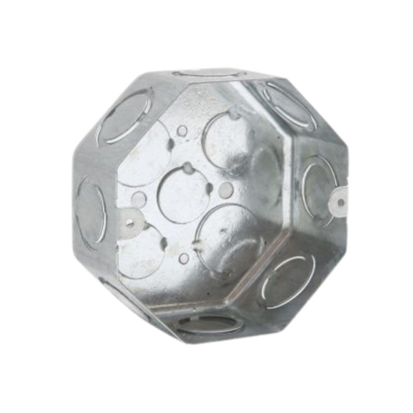 ‣ Caja Eléctrica Metálica Octagonal Resistente | FERRETODO