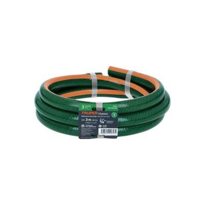Manguera de jardín 3/4", 3 capas, 3m, sin conexiones, TRUPER