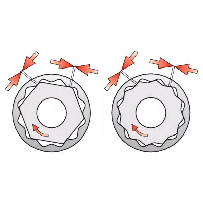 Herramienta diseñada para facilitar el ajuste y aflojamiento de tuercas y tornillos hexagonales.