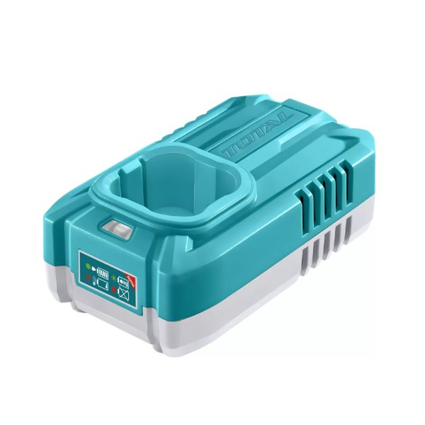 Funciona con voltaje de entrada de 110-120V, 50/60Hz y permite una recarga eficiente y segura de las baterías compatibles