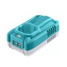 Funciona con voltaje de entrada de 110-120V, 50/60Hz y permite una recarga eficiente y segura de las baterías compatibles