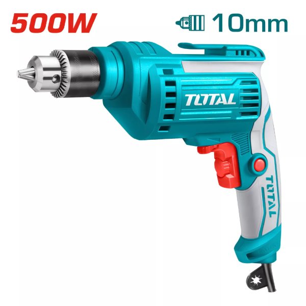 Ofrece capacidad de perforación de hasta 10 mm en acero y 25 mm en madera.