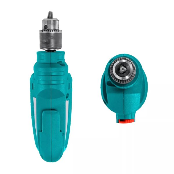 Ofrece capacidad de perforación de hasta 10 mm en acero y 25 mm en madera.