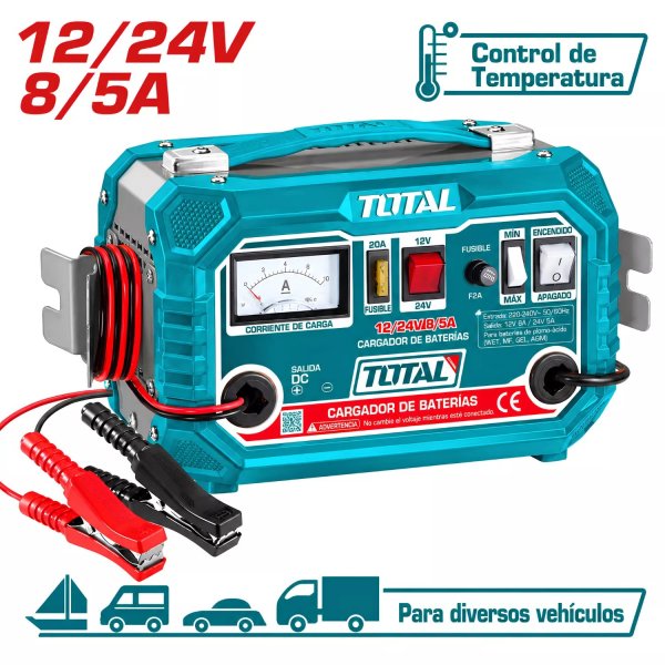 Cargador batería 12-24V