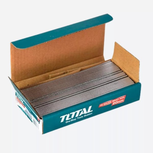 Fijaciones rápidas, precisas y resistentes con los Clavos para Clavadora TOTAL de 20 mm.