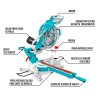 Potencia de 1800W y precisión en cada corte con la Sierra Ingleteadora TOTAL de 10".