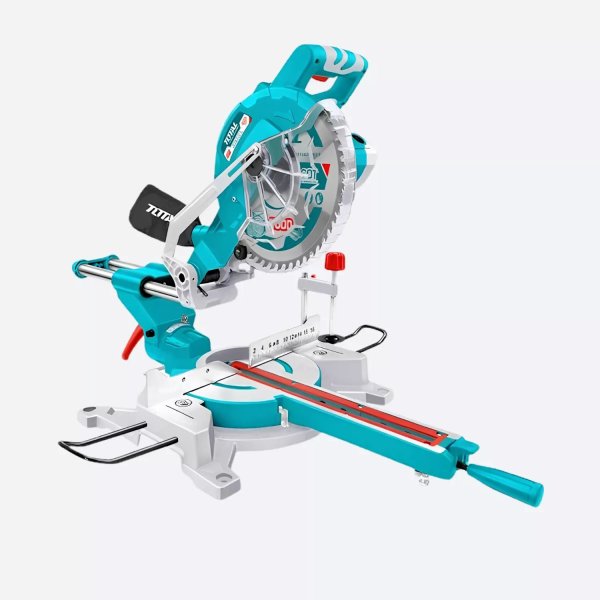 Potencia de 1800W y precisión en cada corte con la Sierra Ingleteadora TOTAL de 10".
