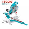 Potencia de 1800W y precisión en cada corte con la Sierra Ingleteadora TOTAL de 10".