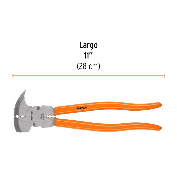 Pinza De Hacendado 11' Mango De Pvc, Truper | Alicates, Tenazas y Similares