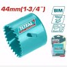 Broca Cilíndrica Sacabocado HSS M3 Bi-Metal, Dientes Variados 4-6TPI