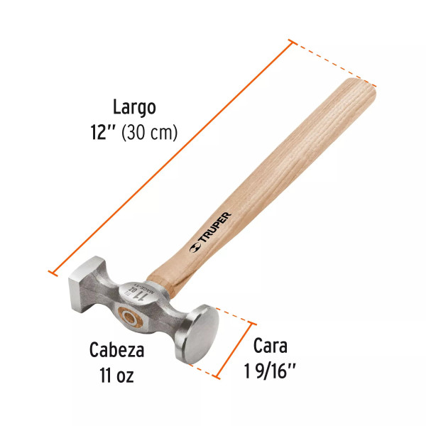 Martillo Desabollador 11 Oz Estándar, Mango 12', Truper | Martillos y Mazos Ferreterias Ferretodo