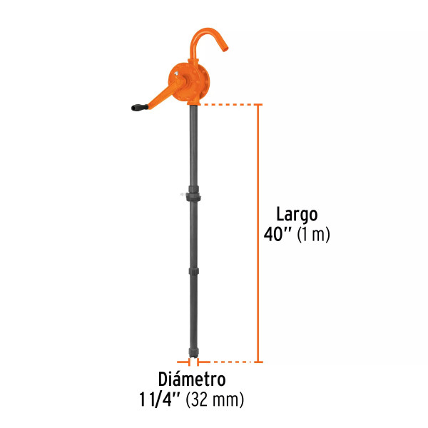 Bomba Extractora De Ácidos Con Manivela, Truper