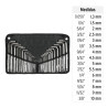 Juego 30 Llaves Allen Largas Std Y Mm Punta Bola, Estuche