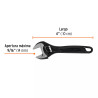 Llave Ajustable (Perico) 4' Profesional Pavonada, Expert