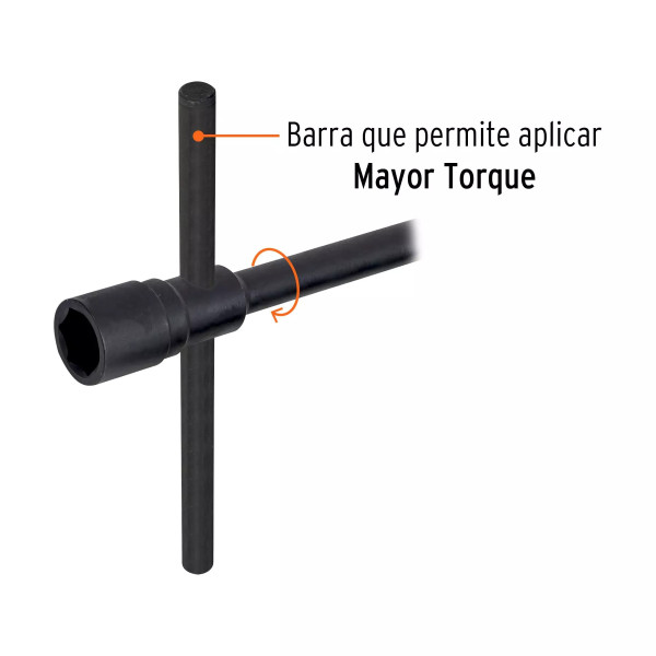 Llave De Artillería 33 Mm Boca Hexagonal, Truper