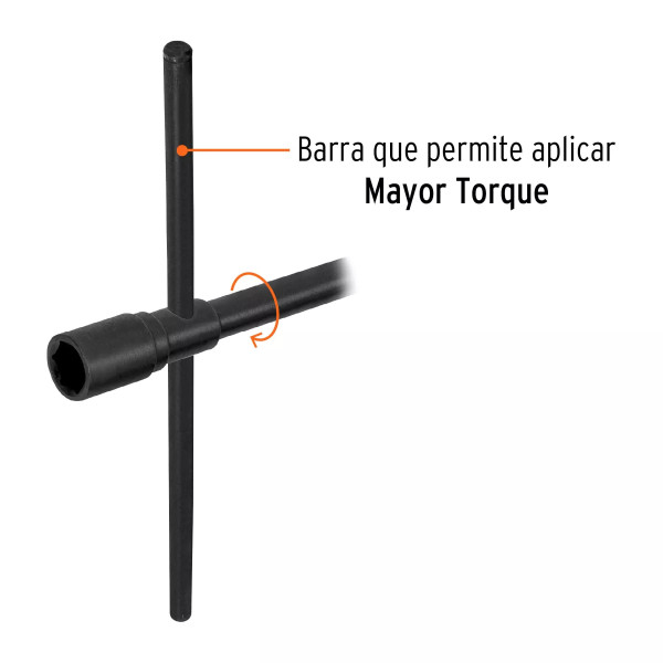 Llave De Artillería 1 X 1-1/8' Boca Hexagonal, Truper