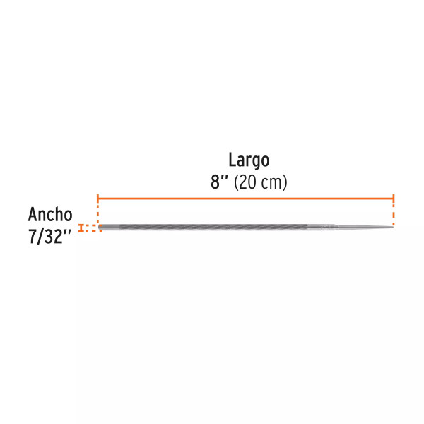 Lima Profesional Para Motosierra, 7/32', Truper Expert