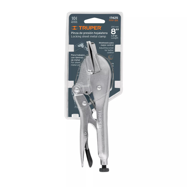 Pinza de Presión 8' Hojalatera, Truper