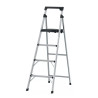 Escalera Tubular Plegable, 4 Peldaños, Aluminio, Truper