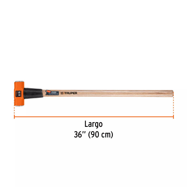 Marro Octagonal 6 Lb, Mango De Madera 36', Truper
