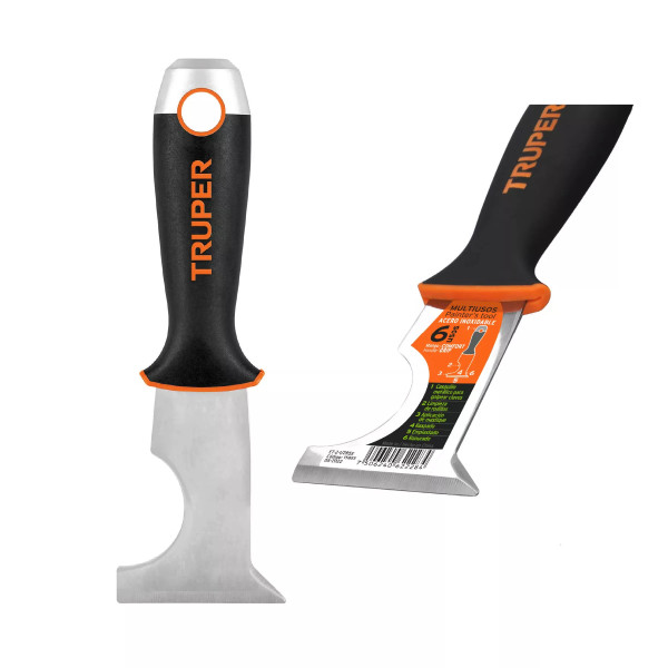 Espátula 2-1/2' De 5 Usos, Acero Inox, Comfort Grip, Expert | Ferreterias Ferretodo Guatemala