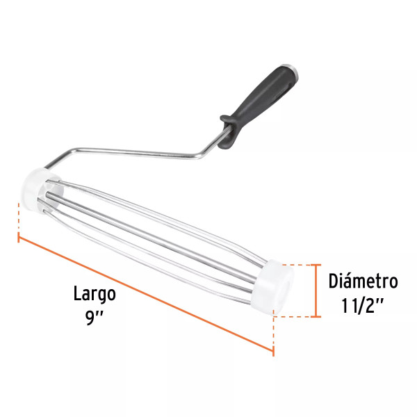Maneral de 9" con Jaula para Rodillo | Ferreterias Ferretodo Guatemala