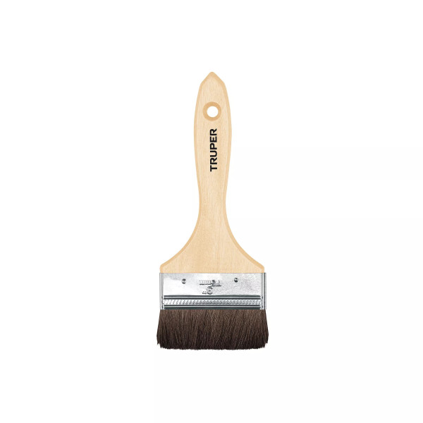 Brocha Pelo de Camello de 3" con Mango de Madera | Ferreterias Ferretodo Guatemala