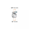 Bolsa C/4 Abrazaderas Sin Fin No 4, 3/8 - 5/8", Truper | Cinchos, Abrazaderas y Similares Ferreterias Ferretodo