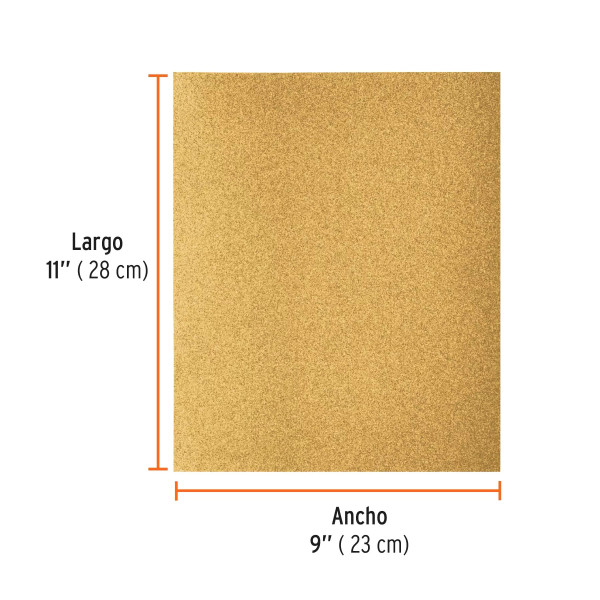 Lija para Madera Papel Cabinet, Grano 120, Truper | Lijas para Madera Ferreterias Ferretodo