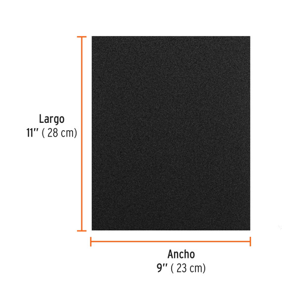 Lija de Agua Grano 80 de Carburo de Silicio, Truper | Lijas para Vidrio Ferreterias Ferretodo