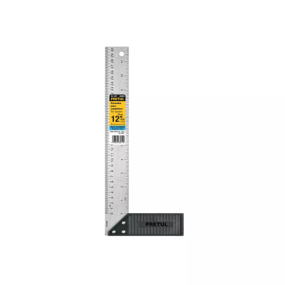 Escuadra 12" para Carpintero, Pretul | Ferreterias Ferretodo Guatemala