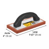 Flota de Esponja 9-1/2", Espesor 3/4", Áspero | Ferreterias Ferretodo Guatemala