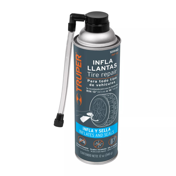 Inflallantas De 12 Oz (340 G), Truper | Ferreterias Ferretodo Guatemala