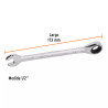 Llave Combinada con Matraca 1/2" X 173 Mm Largo | Ferreterias Ferretodo Guatemala