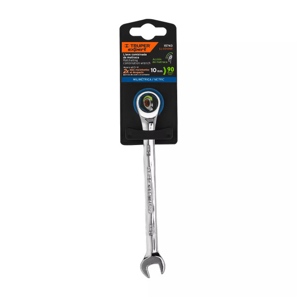 Llave Combinada con Matraca 10 Mm X 154 Mm Largo | Ferreterias Ferretodo Guatemala