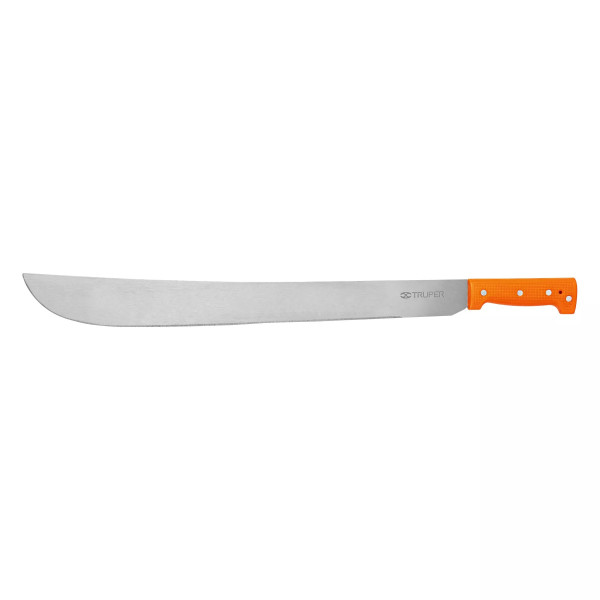 Machete Estándar 22" Cacha Naranja Remachada, Truper | Ferreterias Ferretodo Guatemala