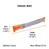 Machete Estándar 22" Cacha Naranja Remachada, Truper | Ferreterias Ferretodo Guatemala