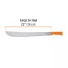 Machete Estándar 22" Cacha Naranja Remachada, Truper | Ferreterias Ferretodo Guatemala