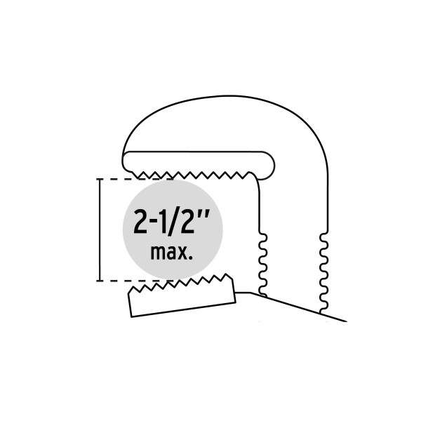 Llave Stilson 24" Cuerpo de Hierro Maleable, Pretul | Ferreterias Ferretodo Guatemala