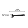 Llave Ajustable (Perico) 10" Pavonada | Ferreterias Ferretodo Guatemala