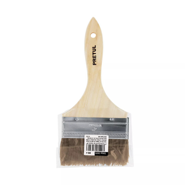 Brocha Uso General de 4" con Mango de Madera | Ferreterias Ferretodo Guatemala